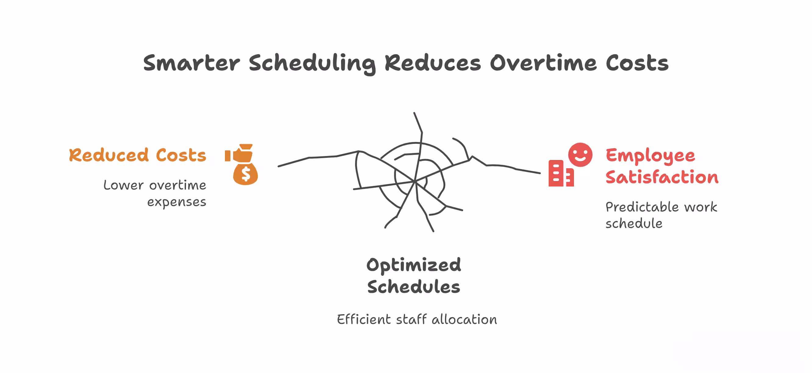Team reducing overtime costs by 30% using smart scheduling strategies