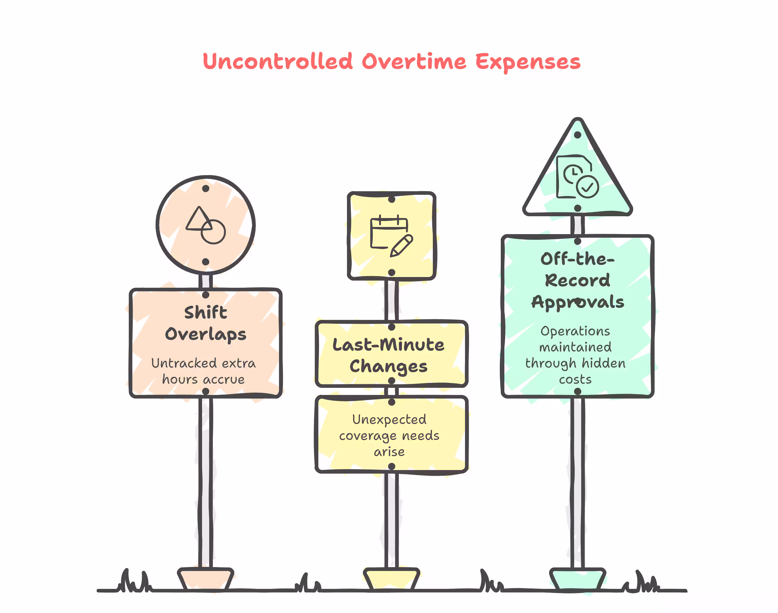 Uncontrolled overtime expenses reduced with ShiftsTrack employee scheduling and time tracking